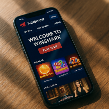 Winshark Casino - Mobile Platform - Reszponzív élmény
